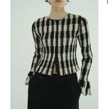 CLANE SHIRRING DESIGN BLOUSE size1