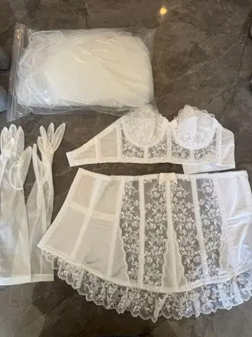 ALPHA BLANCA 브라이덜 이너 세트 화이트