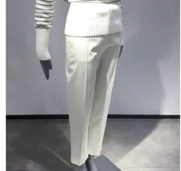 Theory 화이트 팬츠 테이퍼드 팬츠 업무용 캐주얼