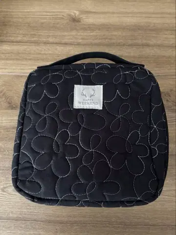 사슴의 방 꽃무늬 퀼팅 파우치