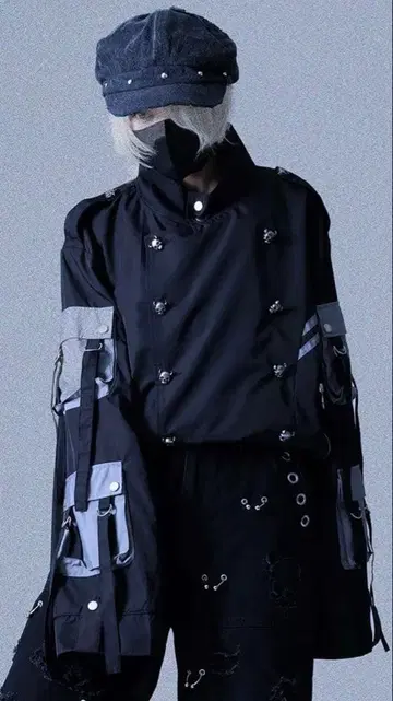 Gamchu 나의 느긋한 신사 모드 나폴레옹 나일론 자켓