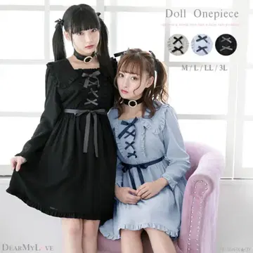 유메텐보 Dear my love 사이드 옷깃 인형 원피스 택 포함 미사용