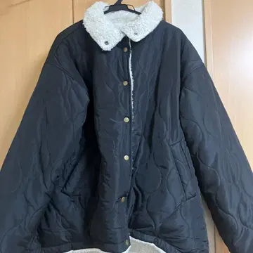 Amble Neige 2way 리버서블 퀼팅 보아 자켓