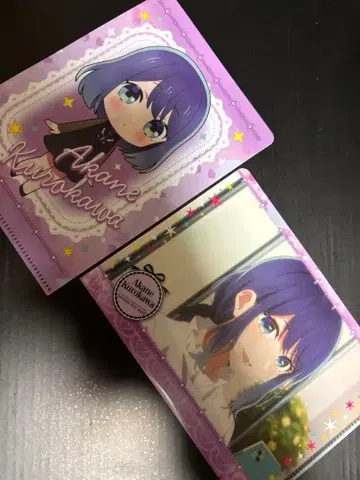 최애의 아이 미니 클리어 파일 아크릴 스탠드 쿠로카와 아카네