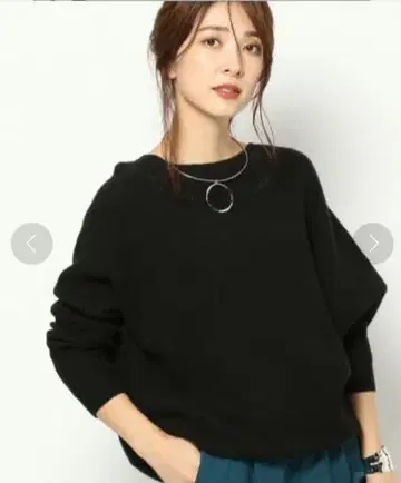 BARNYARDSTORM 아지메 돌먼 니트 블랙 M~L