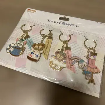 도쿄디즈니씨 더피 키체인 4개 세트