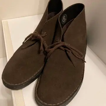 클락스 브라운 스웨이드 처카 부츠 26.5cm