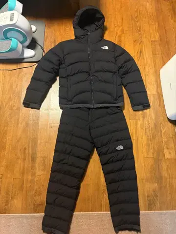중고 The North Face 아콩카과 후디, 다운 팬츠 세트 M