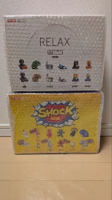 instinctoy shock relax 미개봉 box popmart