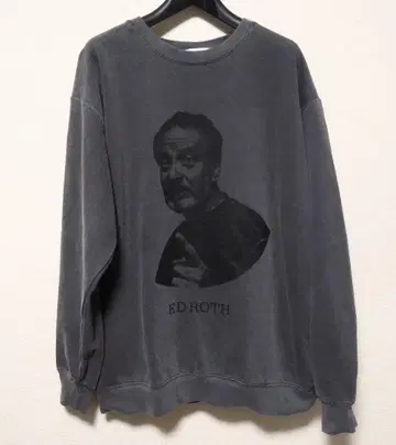 HRCS 한정판 포크찹 ed roth 초상화 맨투맨 L