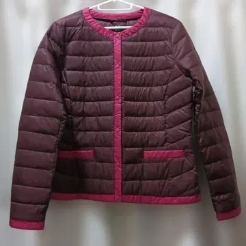 레어 디자인 새상품급 [ L ] 노카라 울트라 라이트 다운 자켓