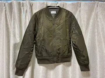 PLST 플라스테 블루종 충전솜 퀼팅 카키 S 사이즈