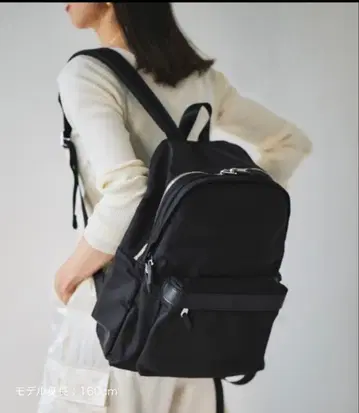 E'POR 에폴 로페 팩색 백팩 나일론 A4 블랙