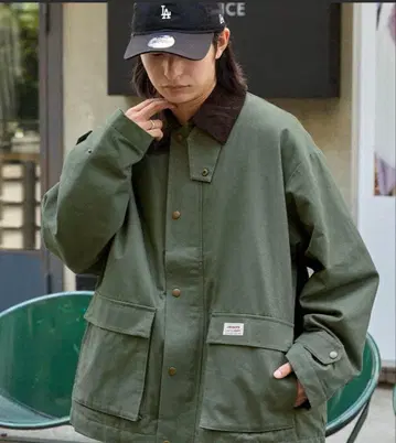 MONO-MART 빅 실루엣 덕지 블루종 / 안감 충전솜 퀼팅