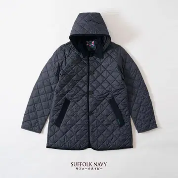 라벤햄 덴스톤 2S 퀼팅 자켓 네이비 34