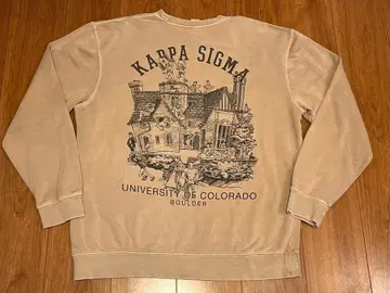 콜로라도 대학 볼더 캠퍼스 카파 시그마 친목회 맨투맨 L