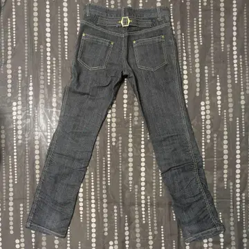 natural couture 신치 벨트 슬림 데님 팬츠 청바지