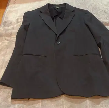 블랙 오피스 캐주얼 수트 상하의 세트 남성용