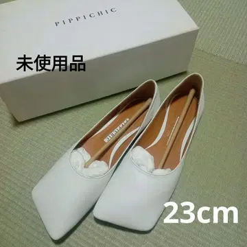 피피 시크 스퀘어 플랫슈즈 23cm