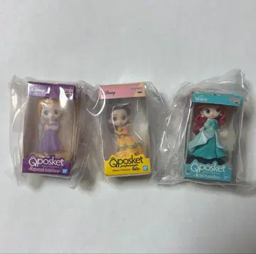 Qposket 미니어처 컬렉션 아리엘 라푼젤 벨