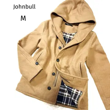 새상품급 Johnbull 젬블 울 숏코트 멜톤 M 카멜