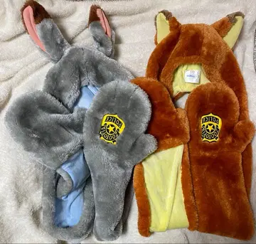 레어 디즈니 머플러 캡 닉 주디 주토피아 팬캡