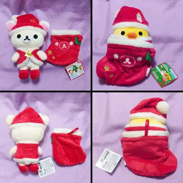 코리락쿠마 키이로이토리 크리스마스 봉제 인형 2010 산타 리락쿠마