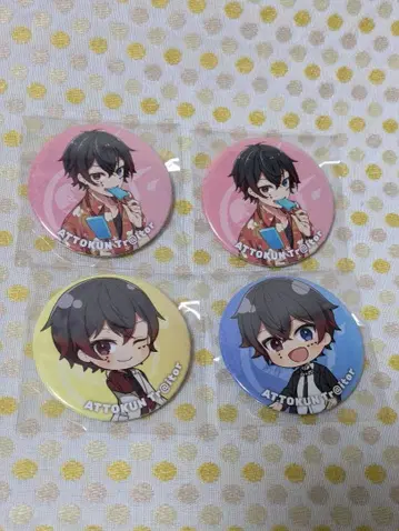 앗토군 Tr@itor 캔뱃지 4개