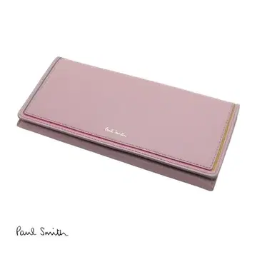 하자 폴스미스 장지갑 더스티 핑크 스월 컬러 라인 58