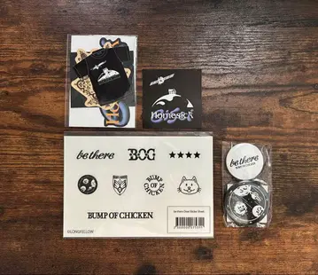 BUMP OF CHICKEN 스티커 캔뱃지 세트