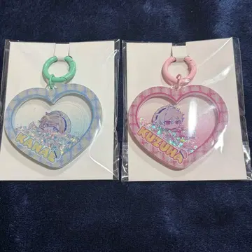 뉴 레트로 스타일 아크릴 키링 세트