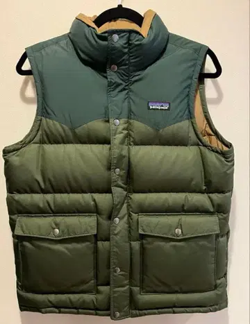 patagonia 다운 베스트 남성용 S 사이즈 올리브 그린