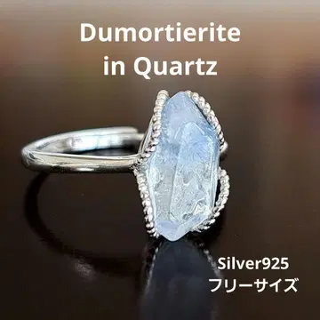 듀모르티에라이트 인 쿼츠 반지 Silver925
