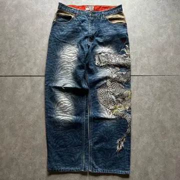 karakuri tamashii dragon denim pants