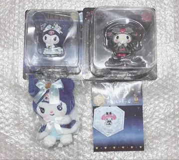 산리오 Happy 복권 쿠로미 마이멜로디 피규어 외 세트
