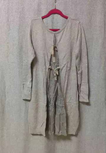 백 쉬폰 니트 원피스 튜닉 유나이티드 애로우즈