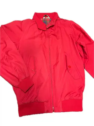 70s BARACUTA 탄력 해링턴 자켓 빨간색 34 G9 AERO 지퍼