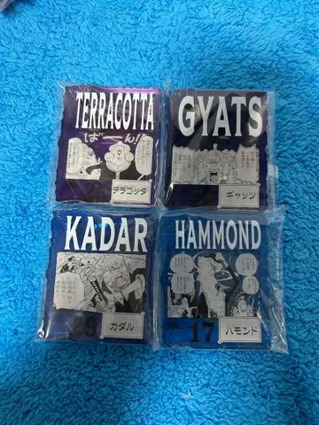 원피스 베이스샵 복권 4종 세트 아크릴