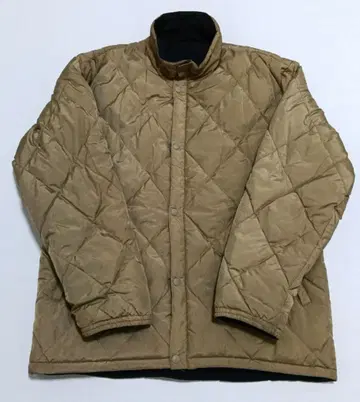 NC BRONER 퀼팅 다운 자켓 리버서블 베이지 LL