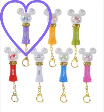 디즈니 응원봉 키체인