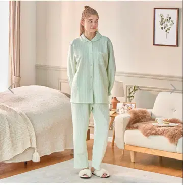 나르에 충전솜 코튼 혼방 접결 스트랩 파자마