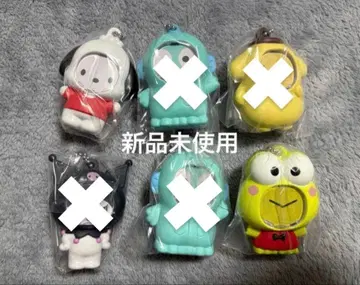 [ 낱개 판매 가능 ] 산리오 사진 프레임 마스코트 얼굴 끼우기 키링