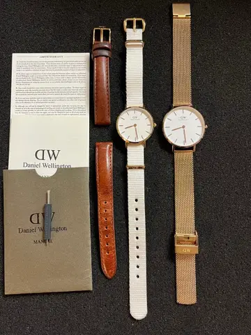 Daniel Wellington 손목시계 28mm와 32mm
