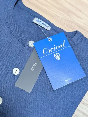 [ 새상품 ] ORCIVAL 오르치발 스피마 코튼 프론트 버튼 가디건