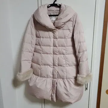 핑크 다운 자켓 M