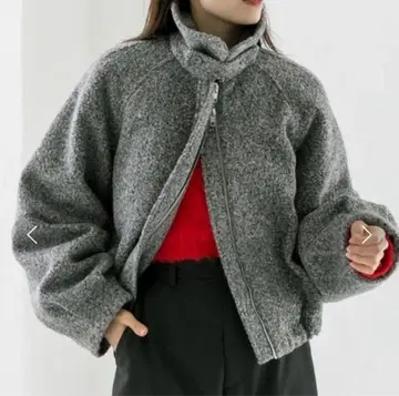 미스틱 드로스트 숏코트 그레이 프리 사이즈