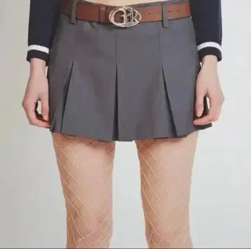 CRANK 플리츠 스커트