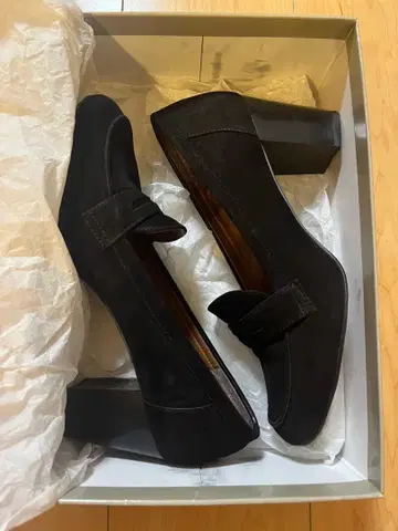 MARGARET HOWELL idea 25.0cm 스웨이드 블랙