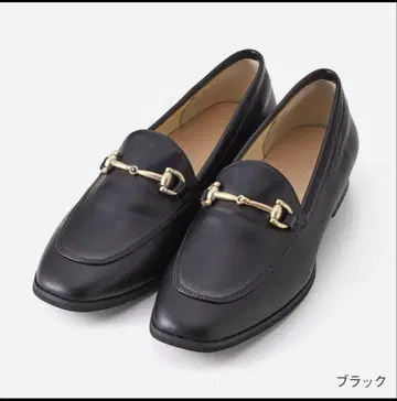 케유카 작년 구매 블랙 로퍼 골드 장식 포함 L