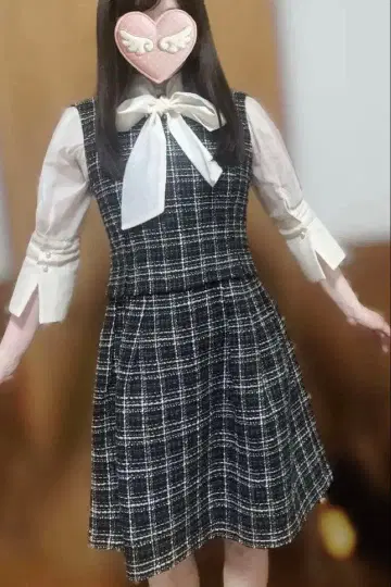 토코 클로젯 트위드 미니 원피스 tocco